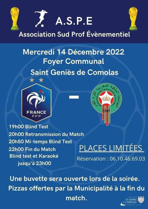 Coupe du Monde 2022- France / Maroc