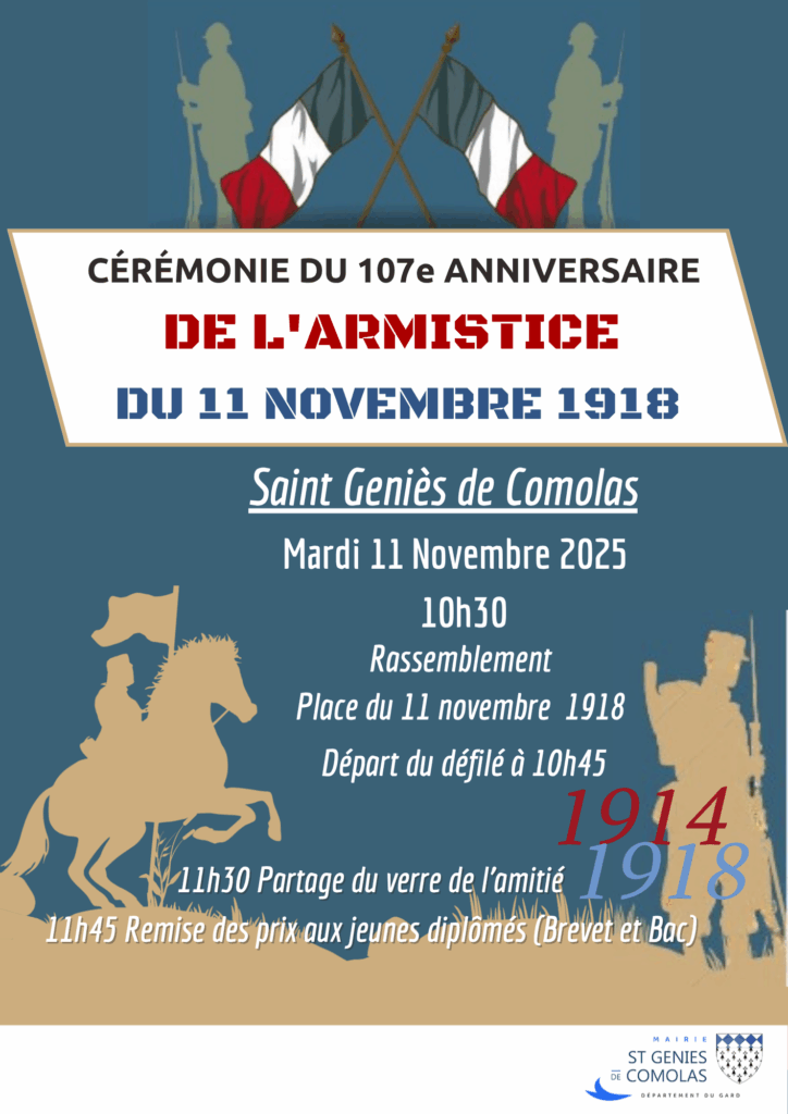 Commémoration du 11 Novembre 1918